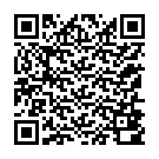 QR-код для номера телефона +12156800154