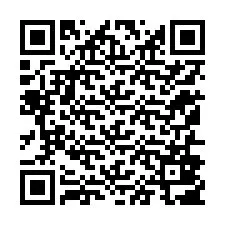 QR-koodi puhelinnumerolle +12156807952