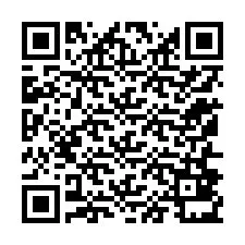 Codice QR per il numero di telefono +12156831256