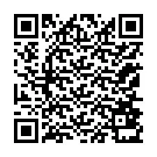 電話番号のQRコード +12156831795