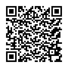 Código QR para número de teléfono +12156834145