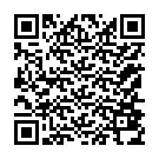 QR код за телефонен номер +12156834371