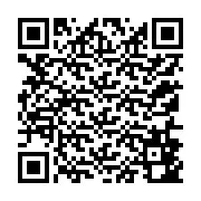 QR-koodi puhelinnumerolle +12156842508