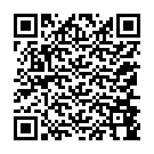 QR-koodi puhelinnumerolle +12156844338