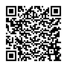 Código QR para número de teléfono +12156844558