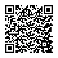 QR-koodi puhelinnumerolle +12156847674