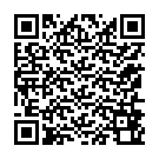 Código QR para número de teléfono +12156860456