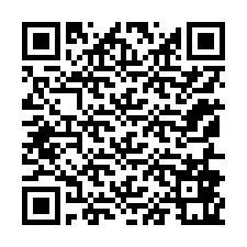 Codice QR per il numero di telefono +12156861905