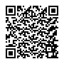 QR код за телефонен номер +12156862670