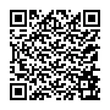 Código QR para número de teléfono +12156863744