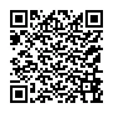 Código QR para número de teléfono +12156864030