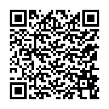 QR Code สำหรับหมายเลขโทรศัพท์ +12156868556