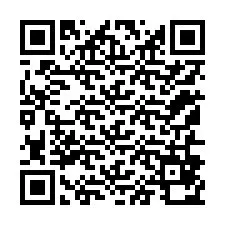 Codice QR per il numero di telefono +12156870451