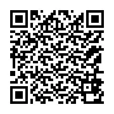 Codice QR per il numero di telefono +12156870821