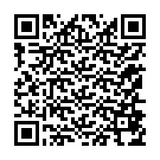 Código QR para número de telefone +12156874172