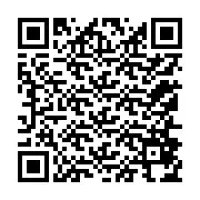 QR kód a telefonszámhoz +12156874669