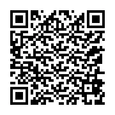 Código QR para número de teléfono +12156879858