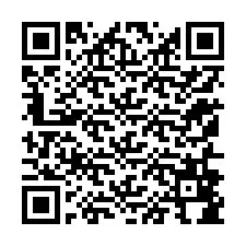 Codice QR per il numero di telefono +12156884512