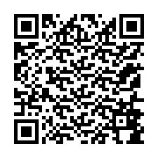 QR-koodi puhelinnumerolle +12156884905