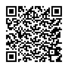 QR kód a telefonszámhoz +12157418256