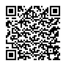 Código QR para número de teléfono +12157574462