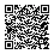 Código QR para número de teléfono +12157574467