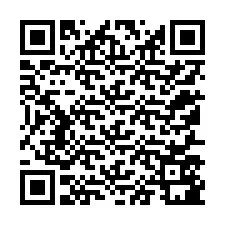 QR-koodi puhelinnumerolle +12157581318