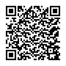 QR-koodi puhelinnumerolle +12157581325