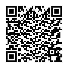 QR-Code für Telefonnummer +12157584145