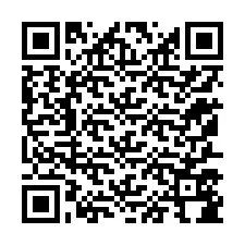 QR kód a telefonszámhoz +12157584152