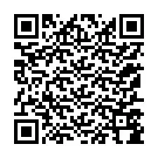 QR kód a telefonszámhoz +12157584154