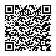 QR-код для номера телефона +12157758389