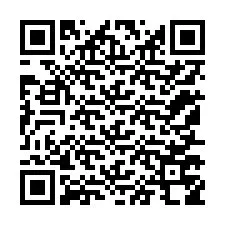 Código QR para número de teléfono +12157758391