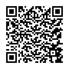 QR-код для номера телефона +12157846702