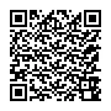 QR-код для номера телефона +12157940874