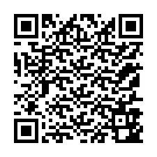 QR-код для номера телефона +12157942541