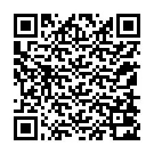 QR код за телефонен номер +12158022180