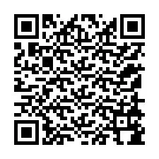 QR-koodi puhelinnumerolle +12158184844