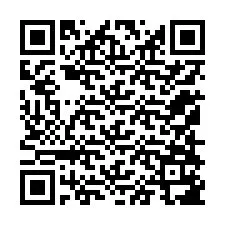 QR-koodi puhelinnumerolle +12158187373