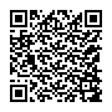 QR-koodi puhelinnumerolle +12158187374