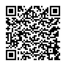 QR-code voor telefoonnummer +12158459088