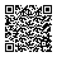 Código QR para número de teléfono +12158575321