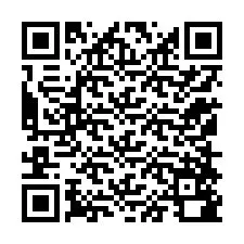 QR-koodi puhelinnumerolle +12158580696