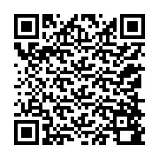 Código QR para número de teléfono +12158580698