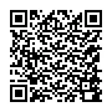 QR код за телефонен номер +12158580872