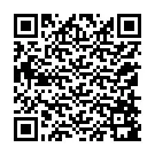 Codice QR per il numero di telefono +12158581758