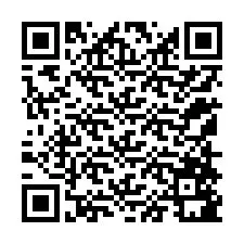 Código QR para número de teléfono +12158581760