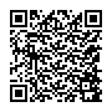 Código QR para número de teléfono +12158581766