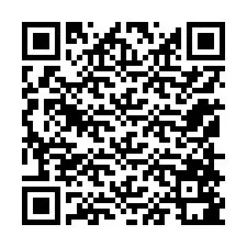 QR-код для номера телефона +12158581767