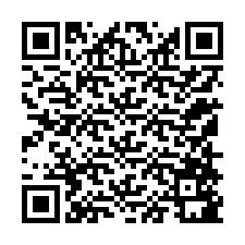 QR-код для номера телефона +12158581774